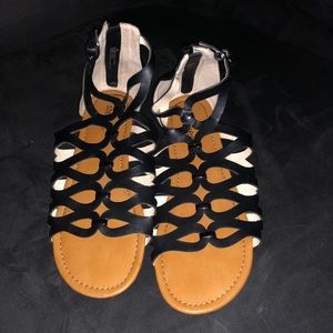 Stevies black sandals